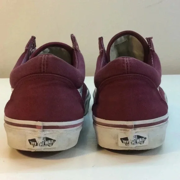 Vans Maroon Old Sokol Sneakers Size 9.5(M) & 11(W) - Picture 3 of 7